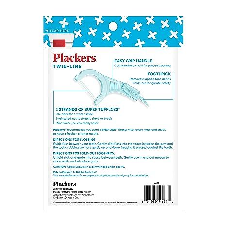 Plackers Twin-Line Dental Flossers