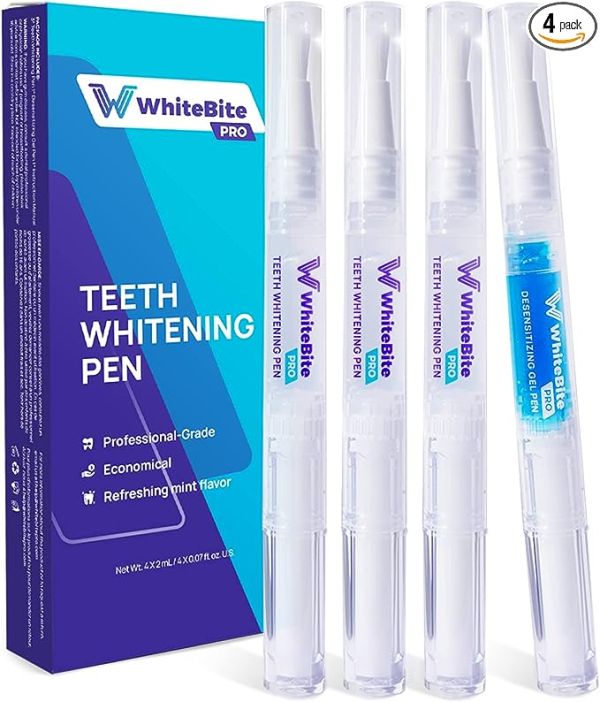 Whitebite Pro Teeth Whitening Pen with Remineralization Pen (4 Pcs)