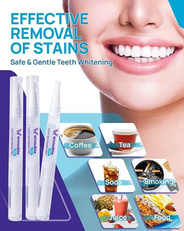 Whitebite Pro Teeth Whitening Pen with Remineralization Pen (4 Pcs)