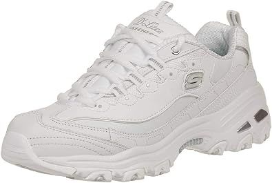 Skechers Women's D'Lites Fresh Start Memory Foam Lace-up Sneaker Fashion