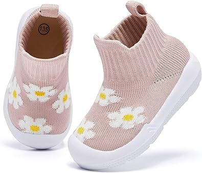 MORENDL Baby Sock Shoes Toddler Walking Shoes Infant Non-Slip Slippers Boys & Girls Slip On Sneakers