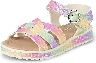 The Children's Place Baby-Girl's Toddler Open Toe Flatform Sandals