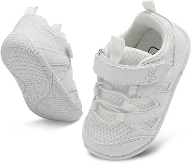 LeIsfIt Baby Shoes Boys Girls First Walking Shoes Non-Slip Toddler Shoes Breathable Sneakers Infant Shoes Crib Shoes