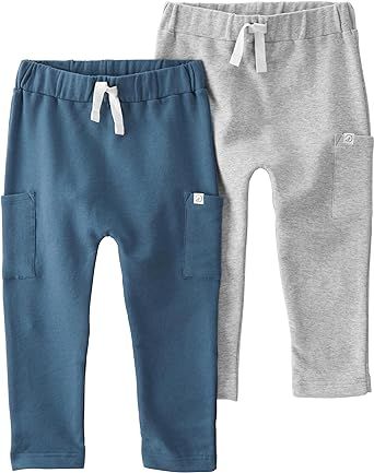 little planet by carter's Baby 2-Pack GOTS Certified Organic Cotton Pants