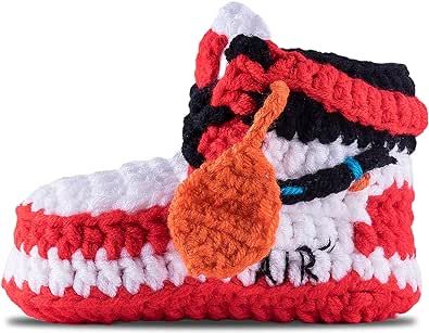 Baby Sneakers Crochet Hypebeast Shoes for Toddler Sneakerheads, Soft Booties for Boys & Girls, Designer Kids Fashion, Breathable & Comfortable Children's Kicks