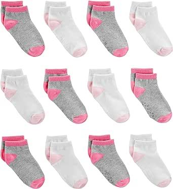 Simple Joys by Carter's Unisex Toddlers and Babies' Crew Socks, 12 Pairs