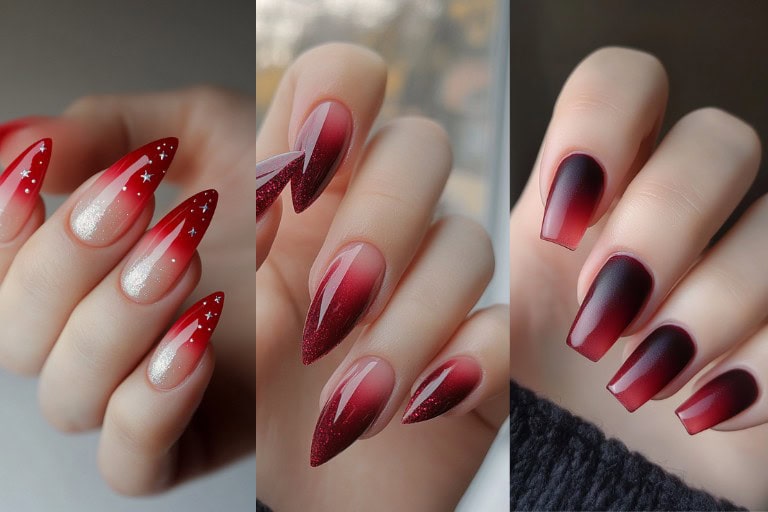 23 Stunning Red Ombre Acrylic Nails: Bold and Elegant Styles to Experiment with This Season